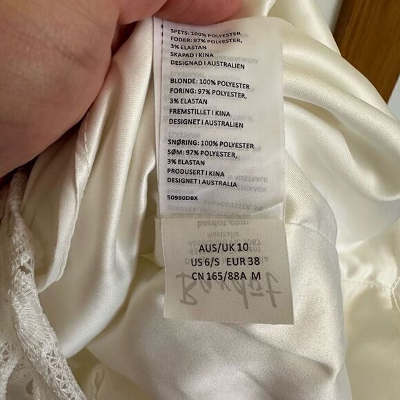 Bardot Women's Indra Ivory Crochet Lace Midi Dress - Picture 11 of 13